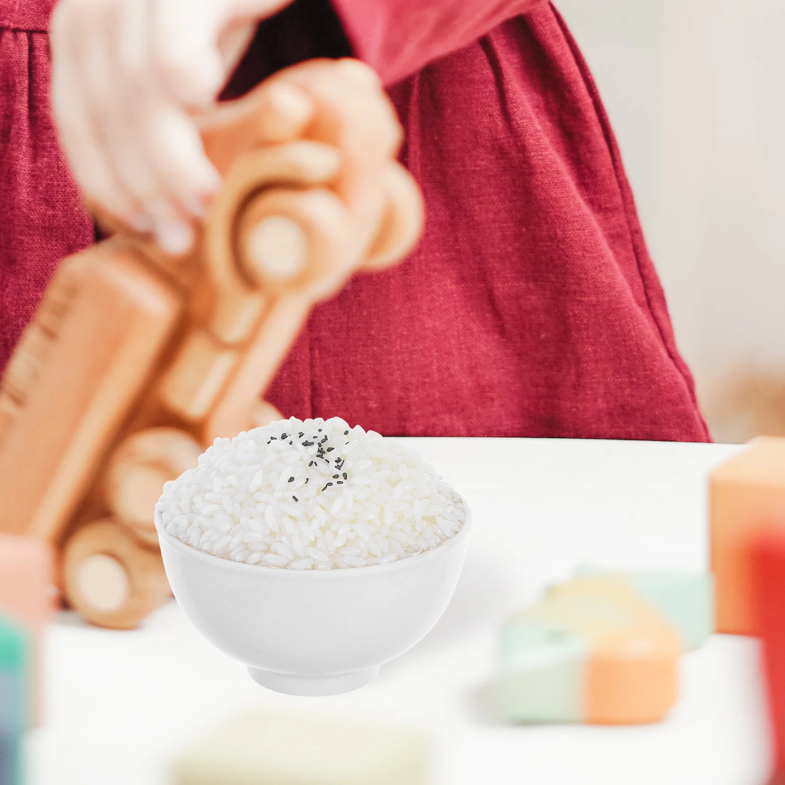 Lifelike Artificial Cooked Rice Model Realistic Food Simulation Toy For Montessori Education And Home Decor
Lifelike Artificial Cooked Rice Model Realistic Food Simulation Toy For Montessori Education And Home Decor