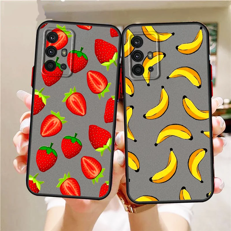 Fruits Cartoon Colorful Cute Frosted Translucent For Samsung A53 A52 A33 A32 A51 A71 A21S A13 A73 A50 A22 A12 5G Funda
Fruits Cartoon Colorful Cute Frosted Translucent For Samsung A53 A52 A33 A32 A51 A71 A21S A13 A73 A50 A22 A12 5G Funda