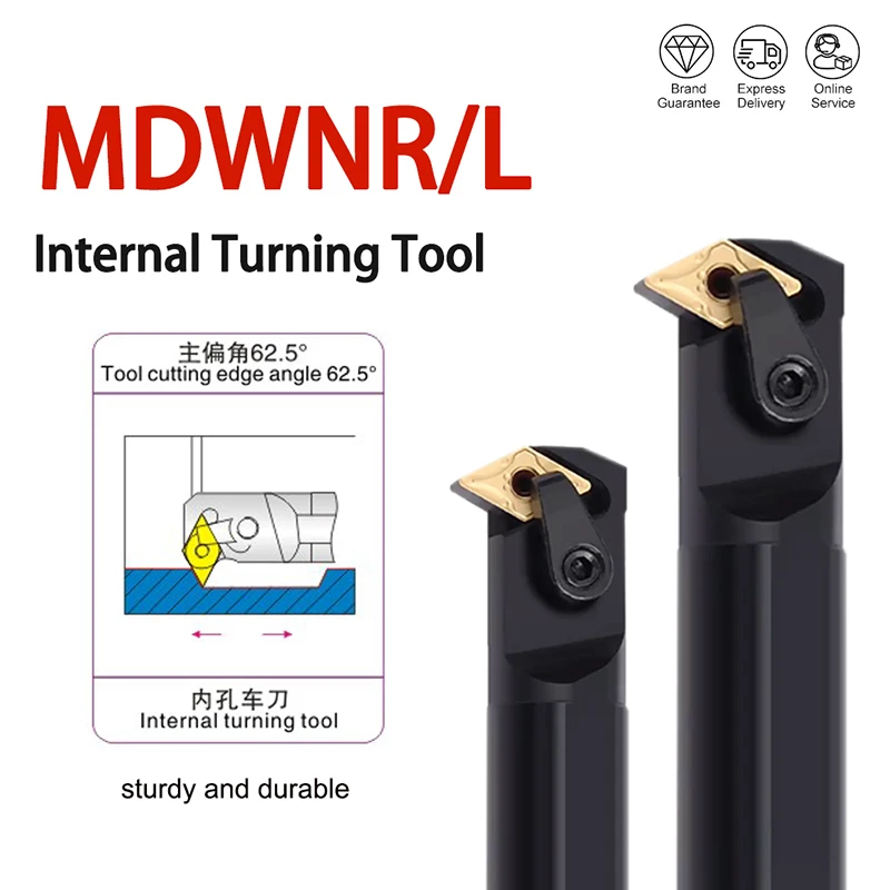 PCS S25S - MDWNR15 S32T - MDWNR15 S40T - MDWNR15 Внутренний токарный нож S25S - MDWNL15 S32T - MDWNL15 токарный инструмент с ЧПУ
PCS S25S - MDWNR15 S32T - MDWNR15 S40T - MDWNR15 Внутренний токарный нож S25S - MDWNL15 S32T - MDWNL15 токарный инструмент с ЧПУ