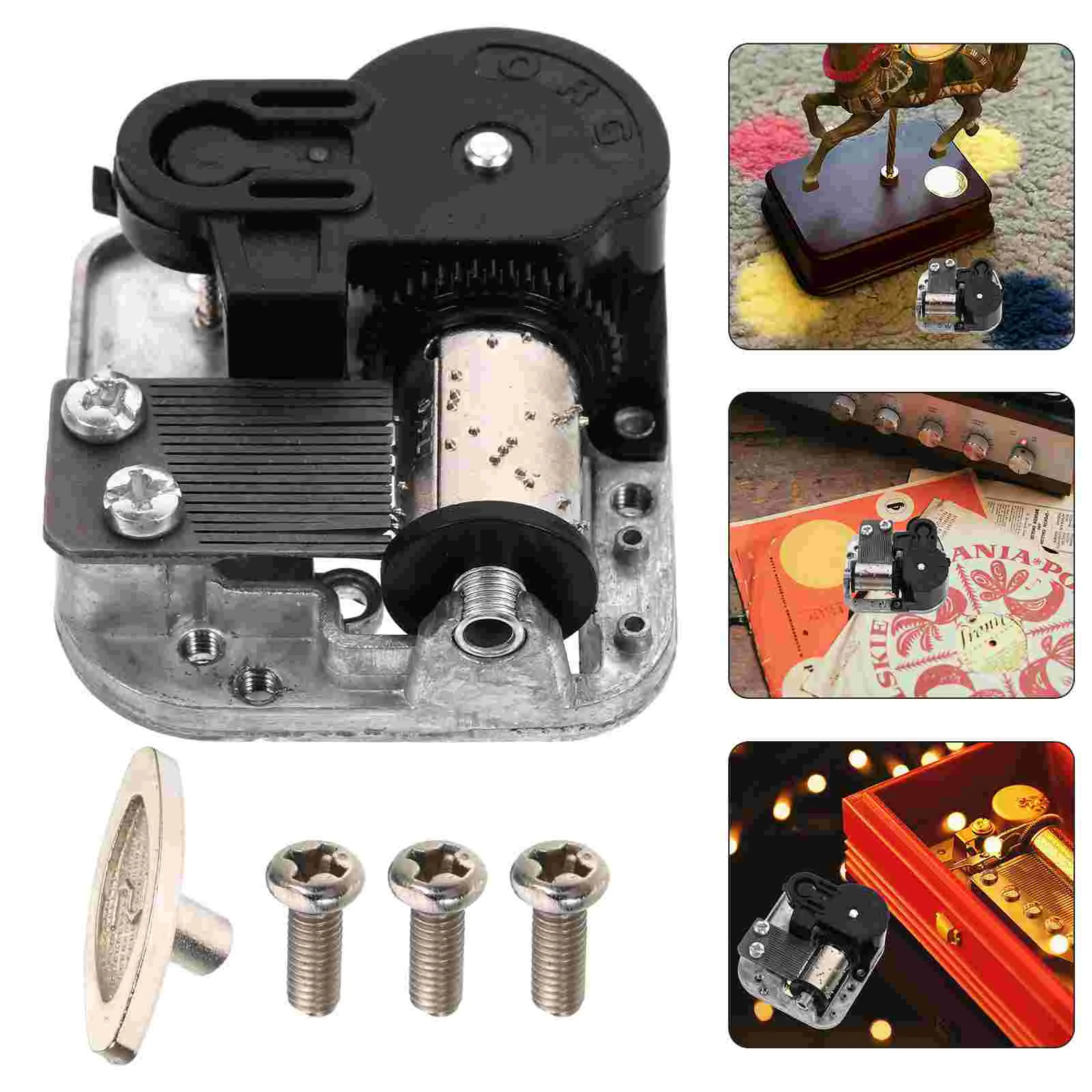 Hand Crank Clockwork Mechanism Music Box Movement Musical Boxes Parts Replacement Mechanism Wind Box Movement Music Movement
Hand Crank Clockwork Mechanism Music Box Movement Musical Boxes Parts Replacement Mechanism Wind Box Movement Music Movement