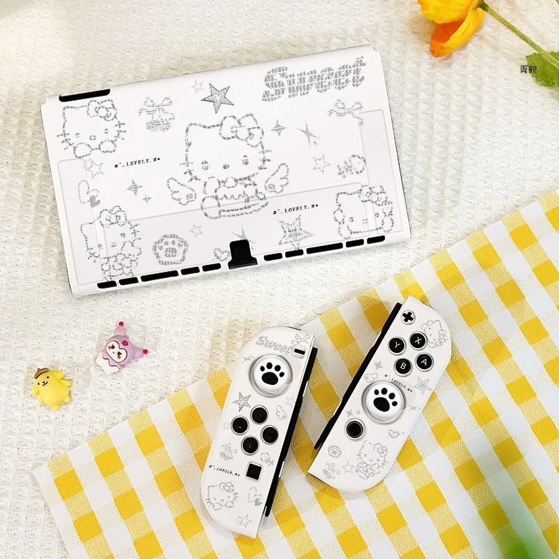 Anime Sanrio Hello KItty for Switch NS OLED Silicone Handle Soft Shell Cartoon Kawaii Lovely Anti-fall Wear-resistant 2026 New
Anime Sanrio Hello KItty for Switch NS OLED Silicone Handle Soft Shell Cartoon Kawaii Lovely Anti-fall Wear-resistant 2026 New