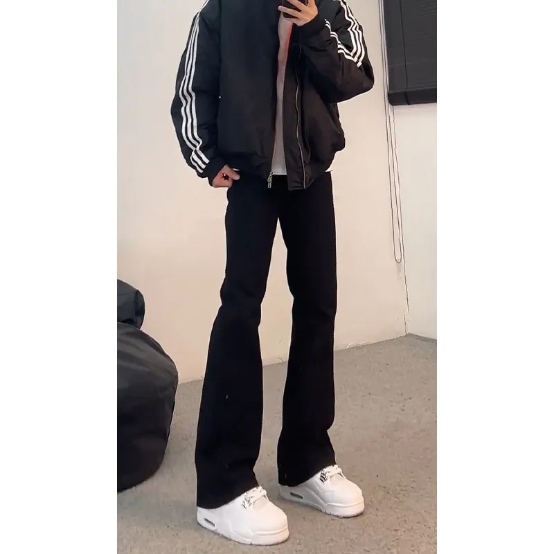Cleanfit Black Slim Fit Jeans Men's High Street Straight Leg Pants Knife Design Wear Resistant Polyester Fiber mid Waist
Cleanfit Black Slim Fit Jeans Men's High Street Straight Leg Pants Knife Design Wear Resistant Polyester Fiber mid Waist