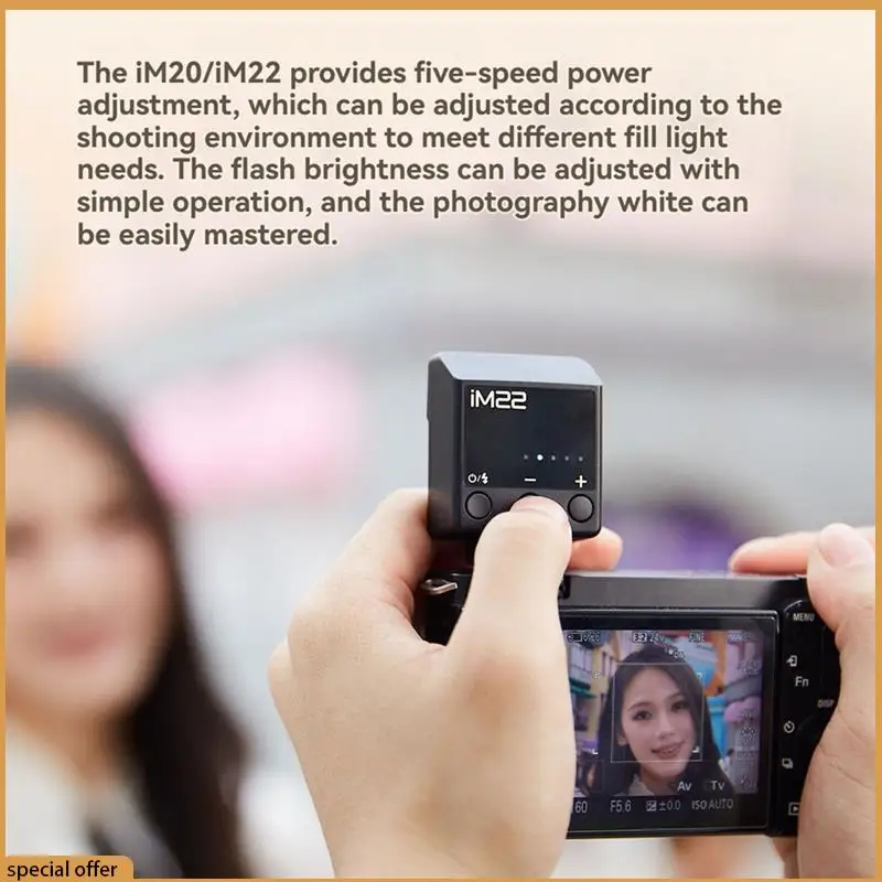 A68Z For GODOX IM22 Mini Camera Flash Light Mini Hot Shoe Speedlight 5-Speed Adjustmen Fordslr Camera Ricoh RG3 Photography
A68Z For GODOX IM22 Mini Camera Flash Light Mini Hot Shoe Speedlight 5-Speed Adjustmen Fordslr Camera Ricoh RG3 Photography