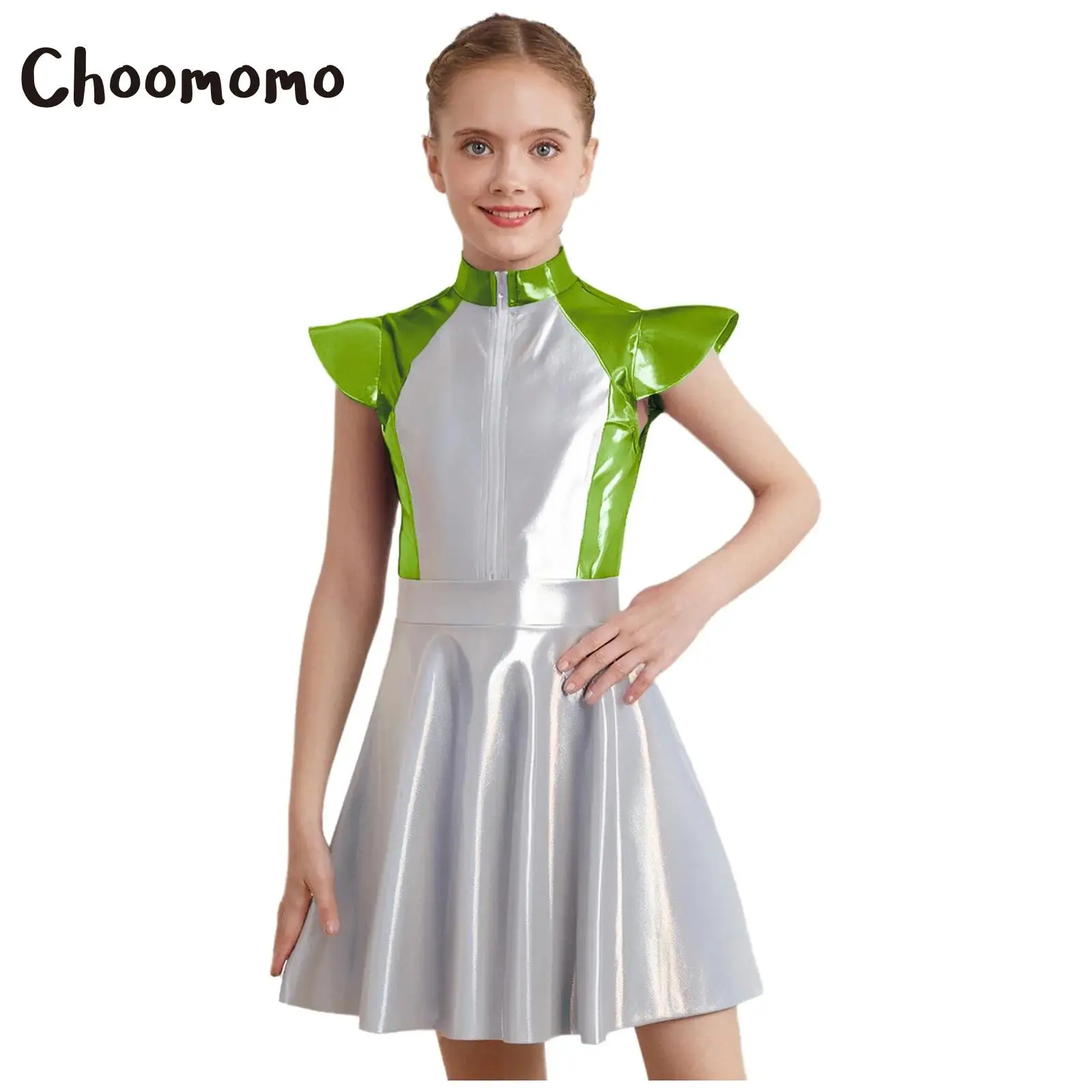 Girls Alien Costume Halloween Outer Space Robot Cosplay Dress With Cap Sleeves High Waist A Line Design Carnival Party Dress Up
Girls Alien Costume Halloween Outer Space Robot Cosplay Dress With Cap Sleeves High Waist A Line Design Carnival Party Dress Up
