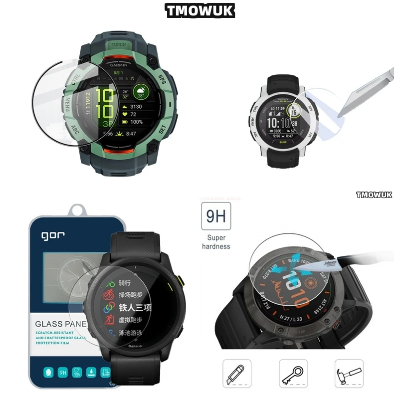 For Garmin Instinct 2 2X 3 3E Crossover 40 45 50 Mm - Premium 3-Pack Bundle - Scratch-Resistant, Bubble-Free, Easy Installation
For Garmin Instinct 2 2X 3 3E Crossover 40 45 50 Mm - Premium 3-Pack Bundle - Scratch-Resistant, Bubble-Free, Easy Installation