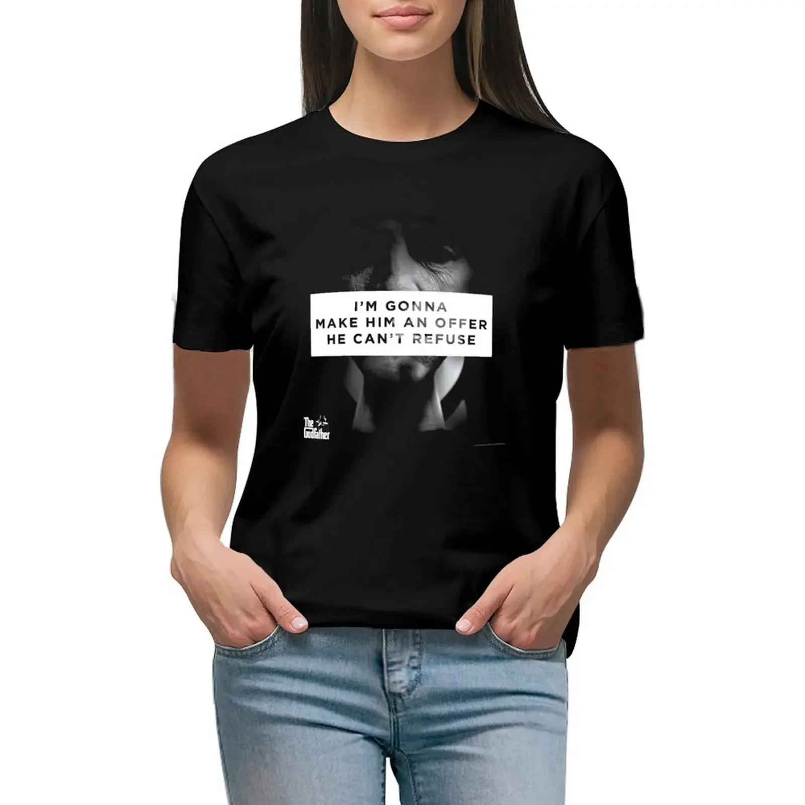 The Godfather Vito Corleone An Offer He Can't Refuse T-shirt cute clothes korean fashion t shirt Women
The Godfather Vito Corleone An Offer He Can't Refuse T-shirt cute clothes korean fashion t shirt Women