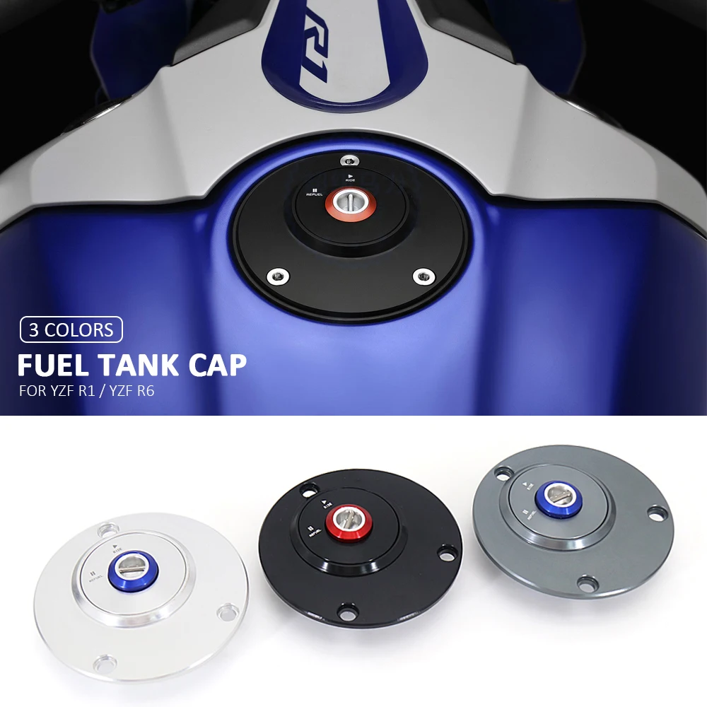 New Fuel Tank Oil Filler Cover Cap For YAMAHA YZF R1 2012-2019 YZF R6 2010-2016 Motorcycle Aluminum Oil Filler Cover
New Fuel Tank Oil Filler Cover Cap For YAMAHA YZF R1 2012-2019 YZF R6 2010-2016 Motorcycle Aluminum Oil Filler Cover