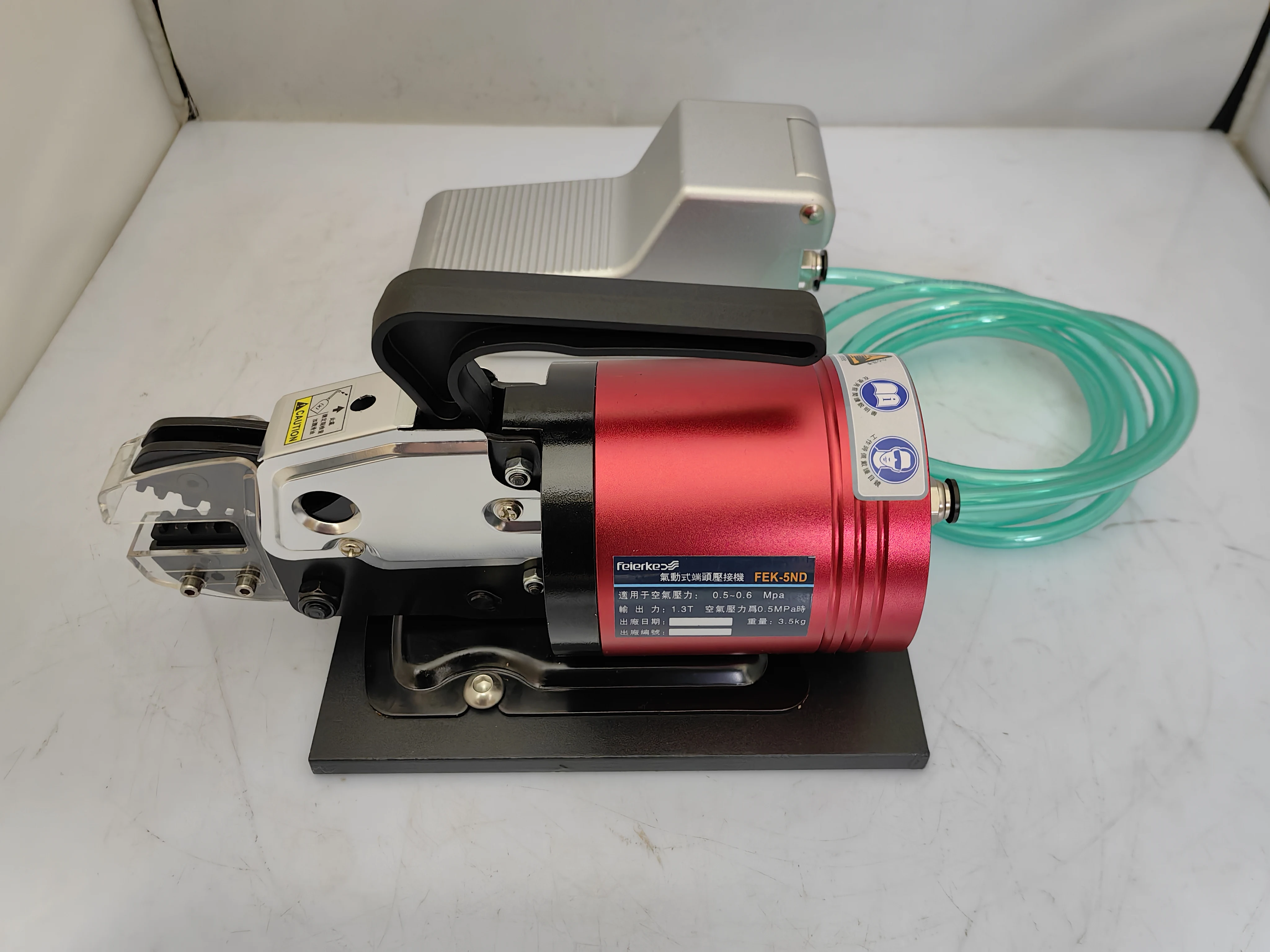 FEK-5ND pneumatic pressure wire pliers, cold pressure pliers, pneumatic terminal pressure connection tools
FEK-5ND pneumatic pressure wire pliers, cold pressure pliers, pneumatic terminal pressure connection tools