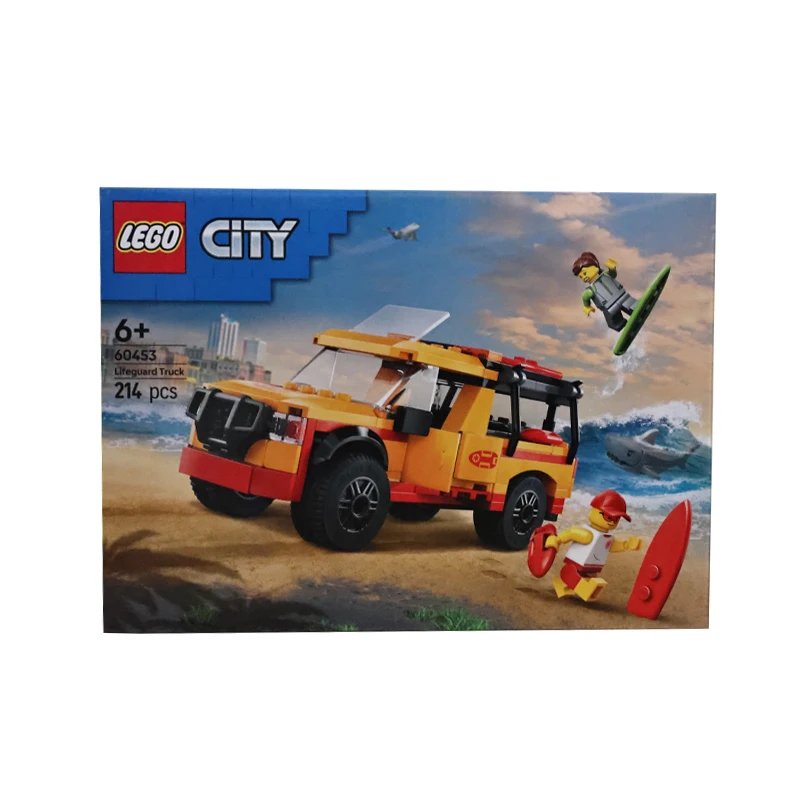 Lego 60453 Пляжная спасательная машина, городская серия, 2025, новая детская развивающая игрушка-строительный блок
Lego 60453 Пляжная спасательная машина, городская серия, 2025, новая детская развивающая игрушка-строительный блок