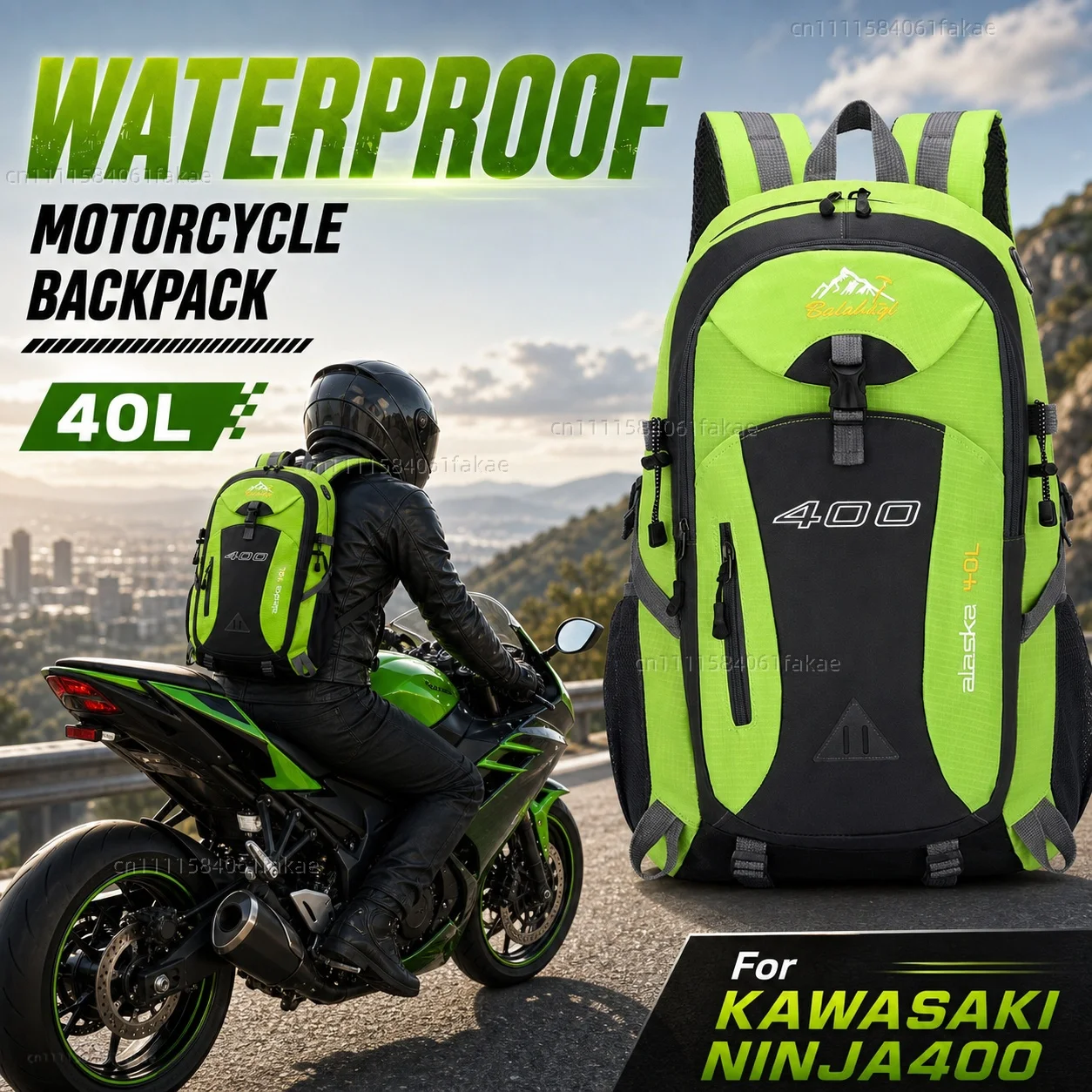For KAWASAKI NINJA400 Z400 NINJA 400 Z 400 2018-2024 2025 Motorcycle Backpack 40L Waterproof Travel Backpack Outdoor Hiking
For KAWASAKI NINJA400 Z400 NINJA 400 Z 400 2018-2024 2025 Motorcycle Backpack 40L Waterproof Travel Backpack Outdoor Hiking