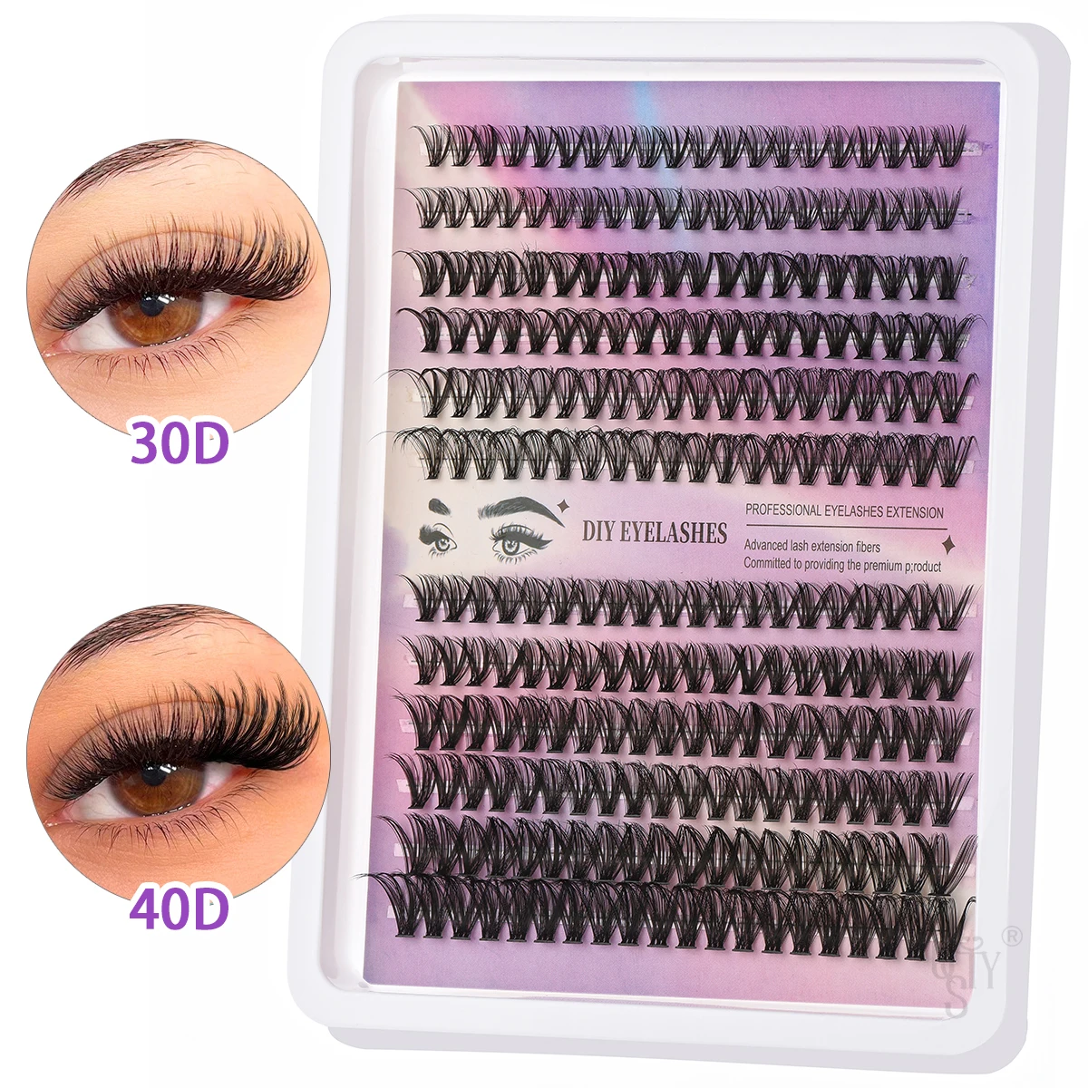 15Rows DIY Fluffy Lashes Clusters 30D/40D/60D/80D/100D Thick Eyelash Wispy Natural Individual Lash Cluster Eyelashes Extension
15Rows DIY Fluffy Lashes Clusters 30D/40D/60D/80D/100D Thick Eyelash Wispy Natural Individual Lash Cluster Eyelashes Extension