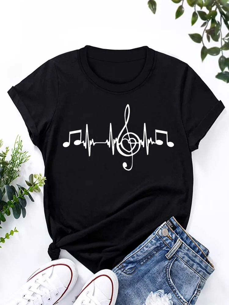Music Note Print Women's T-Shirts Fashion Tops for Women Casual Summer Short Sleeve Tees Street Breathable Y2k T Shirt
Music Note Print Women's T-Shirts Fashion Tops for Women Casual Summer Short Sleeve Tees Street Breathable Y2k T Shirt