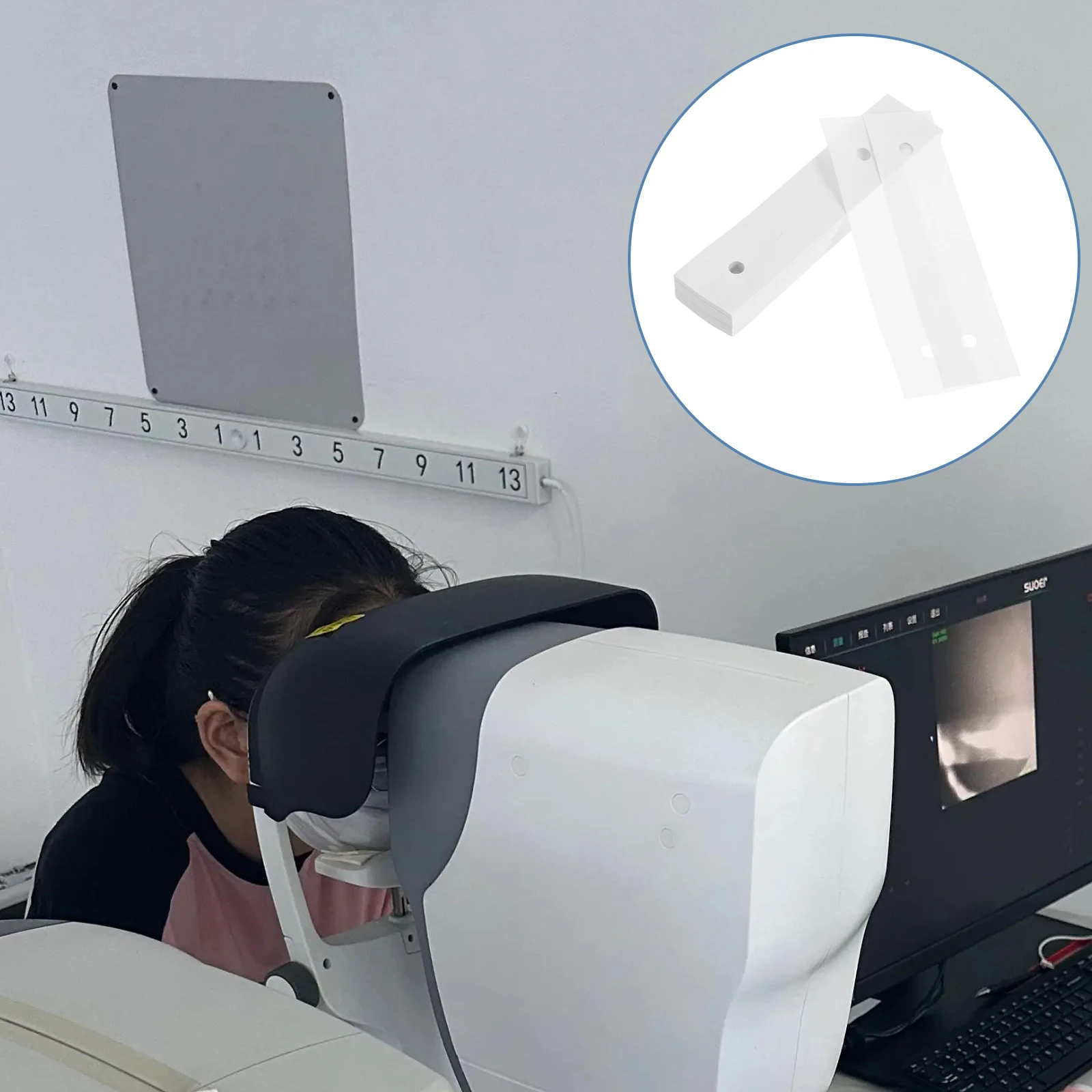 10pcs Disposable Chinrest For Optometry Chin Support Paper Chin Rest Supplies Sanitary Safety Accessories Slit Lamp Rest Paper 
10pcs Disposable Chinrest For Optometry Chin Support Paper Chin Rest Supplies Sanitary Safety Accessories Slit Lamp Rest Paper