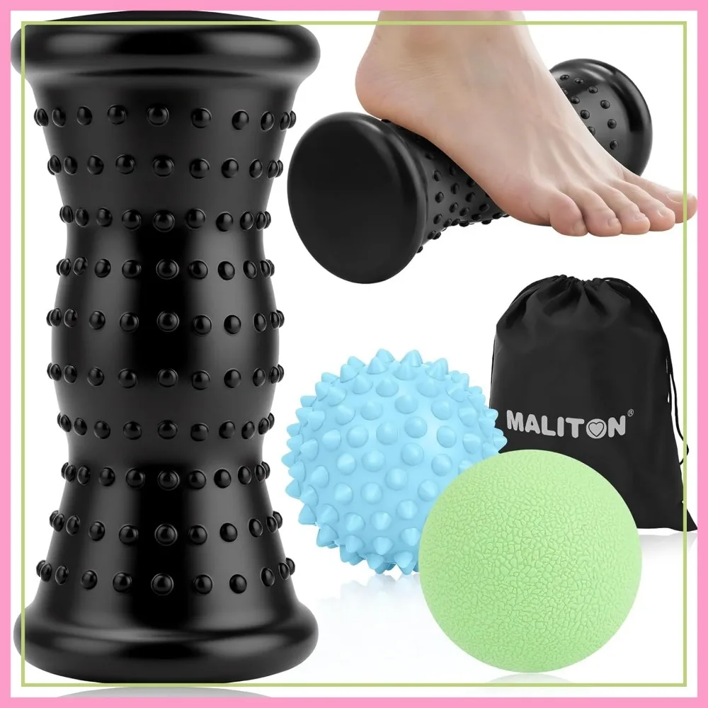 3-in-1 Massage Ball Set: Spiky Ball, Lacrosse Ball & Foot Roller for Plantar Fasciitis Relief
3-in-1 Massage Ball Set: Spiky Ball, Lacrosse Ball & Foot Roller for Plantar Fasciitis Relief