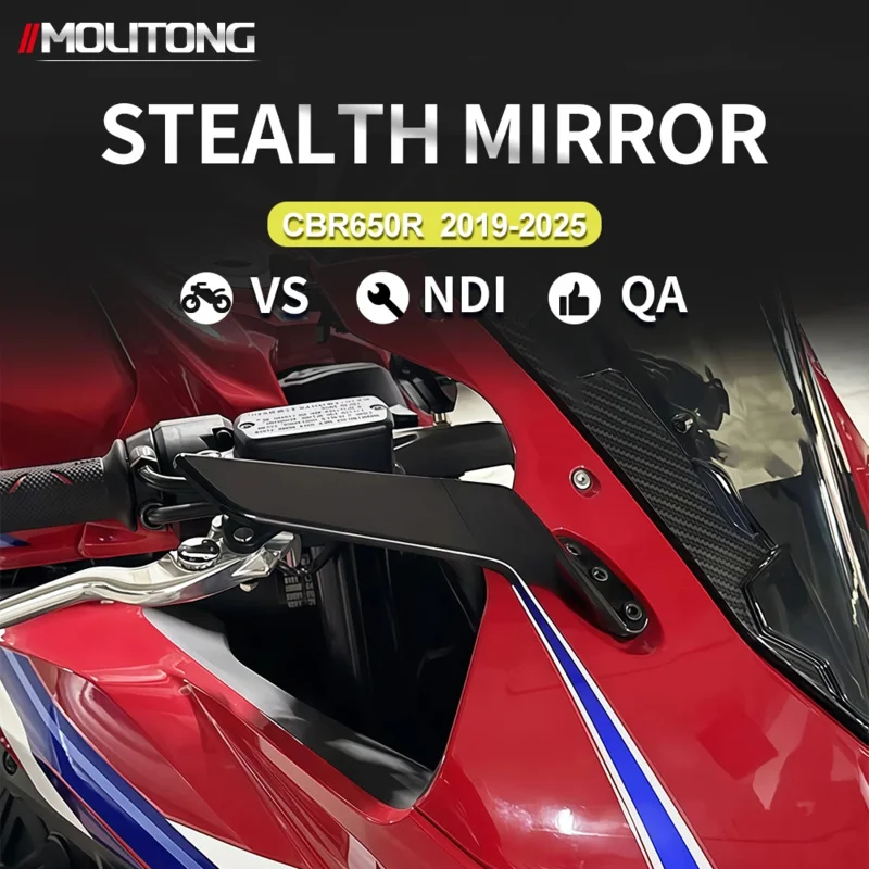 Motorcycle Aluminum Rear View Mirrors Blue Anti-Mirror for CBR650R CBR 650 R CBR500R CBR650F CBR400 250 150R
Motorcycle Aluminum Rear View Mirrors Blue Anti-Mirror for CBR650R CBR 650 R CBR500R CBR650F CBR400 250 150R