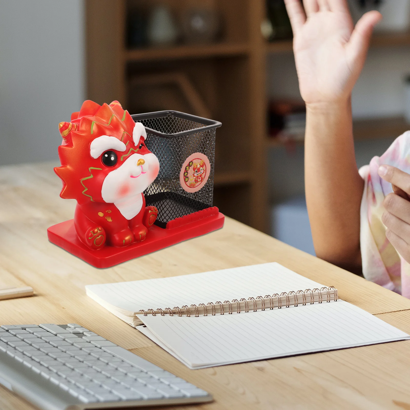 Dragon Year Pen Holder Resin Desktop Organizer Pencil Storage Container For Desk Office Home Decoration Gift Stationery
Dragon Year Pen Holder Resin Desktop Organizer Pencil Storage Container For Desk Office Home Decoration Gift Stationery