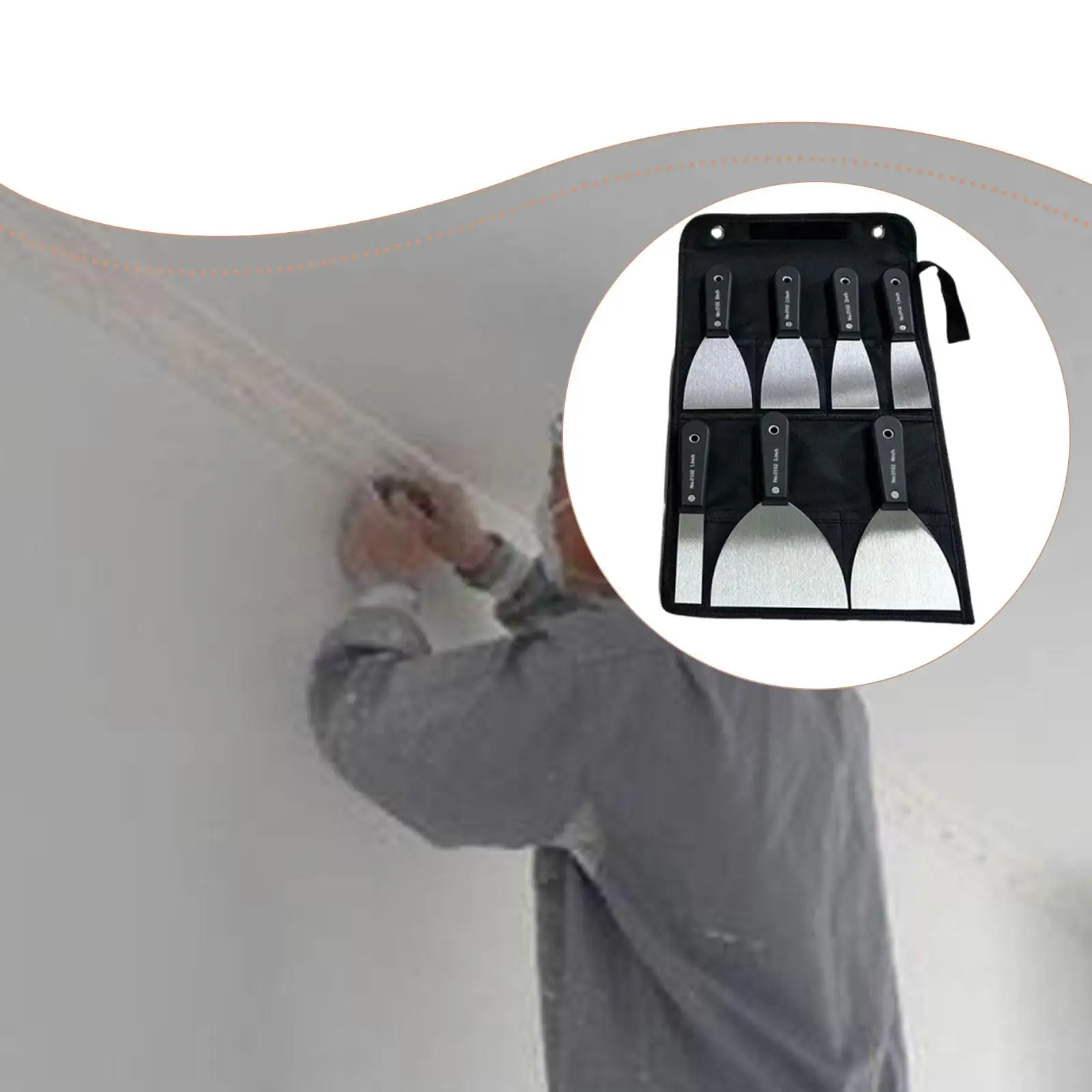Drywall Paint Scrapers Comfortable Grip Handheld Trowels for Plaster Scraping Cement Repairing Tiling Installation Applying 
Drywall Paint Scrapers Comfortable Grip Handheld Trowels for Plaster Scraping Cement Repairing Tiling Installation Applying