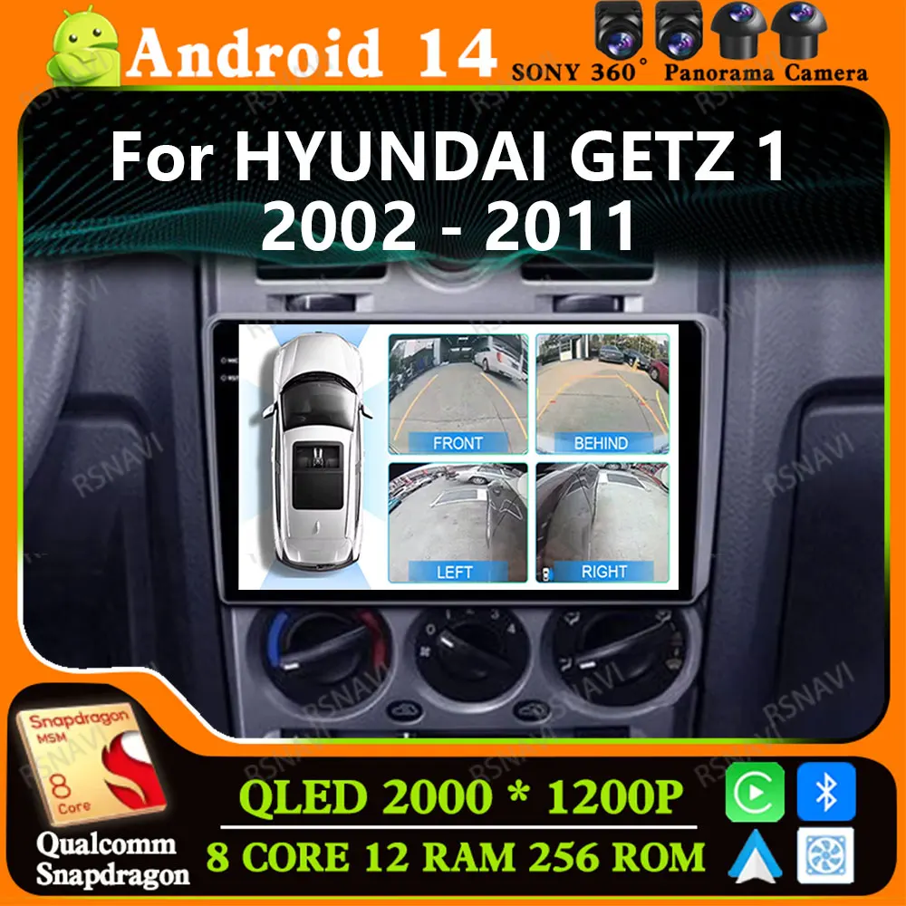 Andoird 14 Car Radio For HYUNDAI GETZ 1 2002 - 2011 Multimedia Stereo Viedo Player DSP DVD Head Unit Wireless Carplay Auto BT
Andoird 14 Car Radio For HYUNDAI GETZ 1 2002 - 2011 Multimedia Stereo Viedo Player DSP DVD Head Unit Wireless Carplay Auto BT