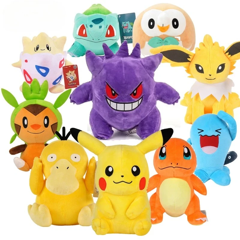 40 Styles Anime Kawaii Pikachu Plush Doll Toys Cute Gengar Dragonite Cartoon Piplup Toys for Kids Cartoon Christmas Gift
40 Styles Anime Kawaii Pikachu Plush Doll Toys Cute Gengar Dragonite Cartoon Piplup Toys for Kids Cartoon Christmas Gift