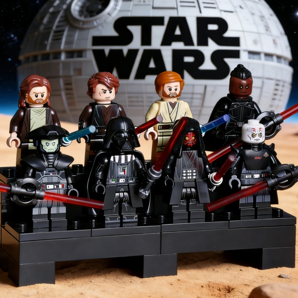 Star Wars Minifigures Darth Maul Darth Vader Anakin Skywalker Obi-Wan Kenobi Building Blocks Action Figures Kid Collectors Toys
Star Wars Minifigures Darth Maul Darth Vader Anakin Skywalker Obi-Wan Kenobi Building Blocks Action Figures Kid Collectors Toys