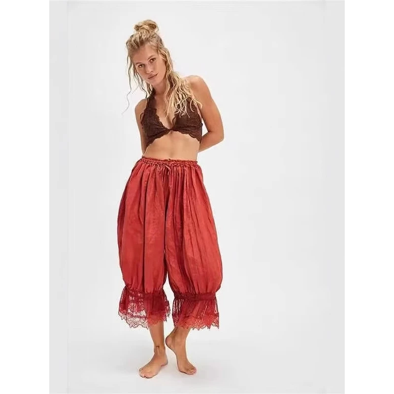 Lace Spwear Hollow out Comfortable Skin-Friendly Women's Home Clothes Nightgown with Bow Tie Faionable Casual Sle
Lace Spwear Hollow out Comfortable Skin-Friendly Women's Home Clothes Nightgown with Bow Tie Faionable Casual Sle