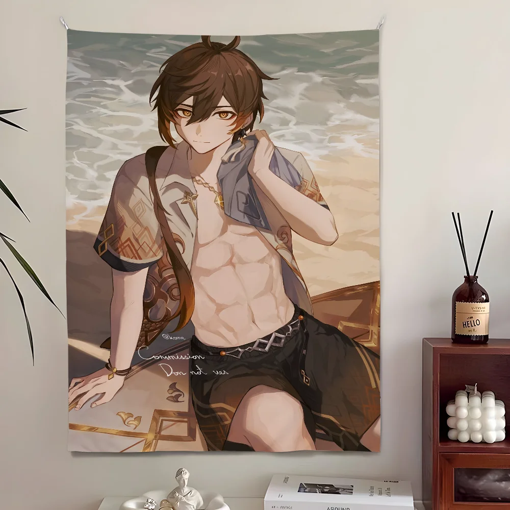 Game Cool Zhongli Sexy Tapestry Bedroom Living Home Decor Bar Outdoor Festival Wall Hanging Decoration Background Art Banner
Game Cool Zhongli Sexy Tapestry Bedroom Living Home Decor Bar Outdoor Festival Wall Hanging Decoration Background Art Banner