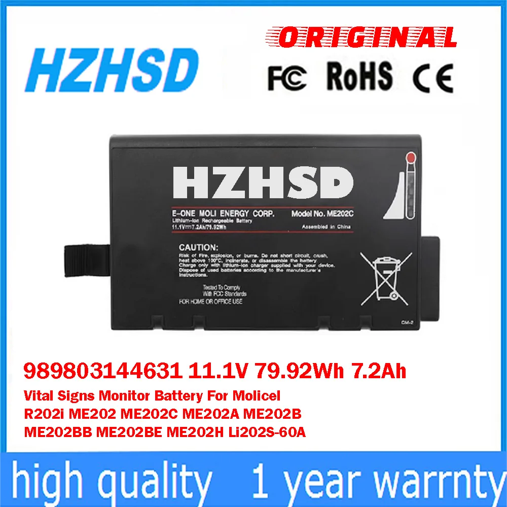989803144631 11.1V 79.92Wh 7.2Ah Vital Signs Monitor Battery For Molicel R202i ME202 ME202C ME202A ME202B ME202BB ME202BE ME202H
989803144631 11.1V 79.92Wh 7.2Ah Vital Signs Monitor Battery For Molicel R202i ME202 ME202C ME202A ME202B ME202BB ME202BE ME202H