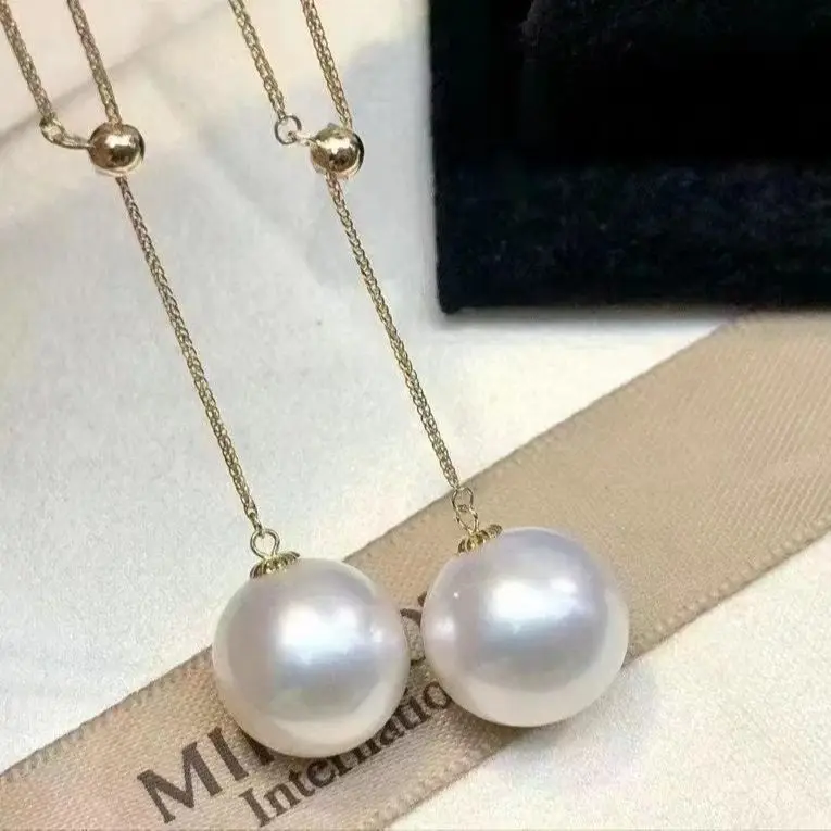 Fine Jewelry 18K Gold Natural AAAAA+ 11-12mm Fresh Water White Pearls Pendants Necklaces for Women FIne Pearls Pendants
Fine Jewelry 18K Gold Natural AAAAA+ 11-12mm Fresh Water White Pearls Pendants Necklaces for Women FIne Pearls Pendants