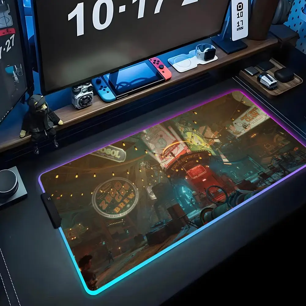 The Outer Worlds Mouse Pad RGB Gaming Mousepad Big LED Pad PC Desk Mat Luminous Mouse Pad Large Keyboard Mats Table Rug With
The Outer Worlds Mouse Pad RGB Gaming Mousepad Big LED Pad PC Desk Mat Luminous Mouse Pad Large Keyboard Mats Table Rug With