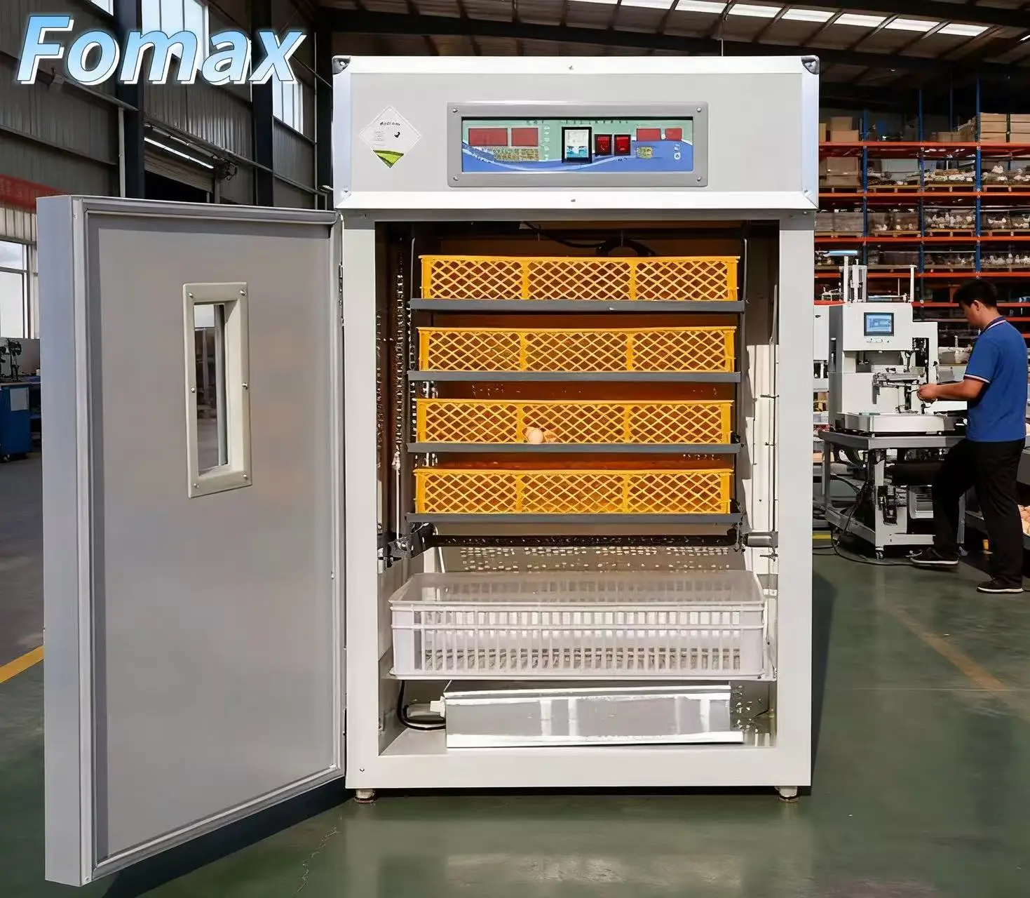 Poultry Hatching Farm 528 Egg Capacity Fully Automatic Incubator Electric Brooding Hatching Incubating Combined Machine
Poultry Hatching Farm 528 Egg Capacity Fully Automatic Incubator Electric Brooding Hatching Incubating Combined Machine