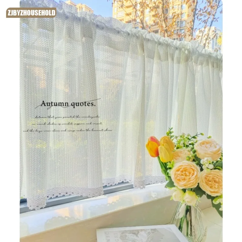 1PC Decorative Floating Window Gauze Tulle Short Curtains Half Curtain Small Curtain Magic Shade Cloakroom Curtains Kitchen
1PC Decorative Floating Window Gauze Tulle Short Curtains Half Curtain Small Curtain Magic Shade Cloakroom Curtains Kitchen