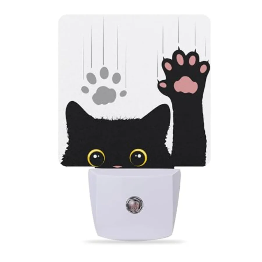 Black Cat Night Light, Night Lights Plug into Wall for Boys Girls, Led Lamp for Stairway/Hallway/Bedroom 0.5W Nightlight Sleep
Black Cat Night Light, Night Lights Plug into Wall for Boys Girls, Led Lamp for Stairway/Hallway/Bedroom 0.5W Nightlight Sleep