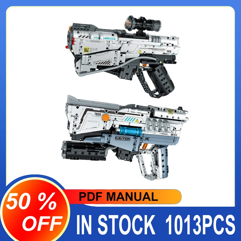 869PCS Cool Space Gun- themed Building Blocks Military Series DIY Toys Building Blocks Gun Gift For Boy
869PCS Cool Space Gun- themed Building Blocks Military Series DIY Toys Building Blocks Gun Gift For Boy