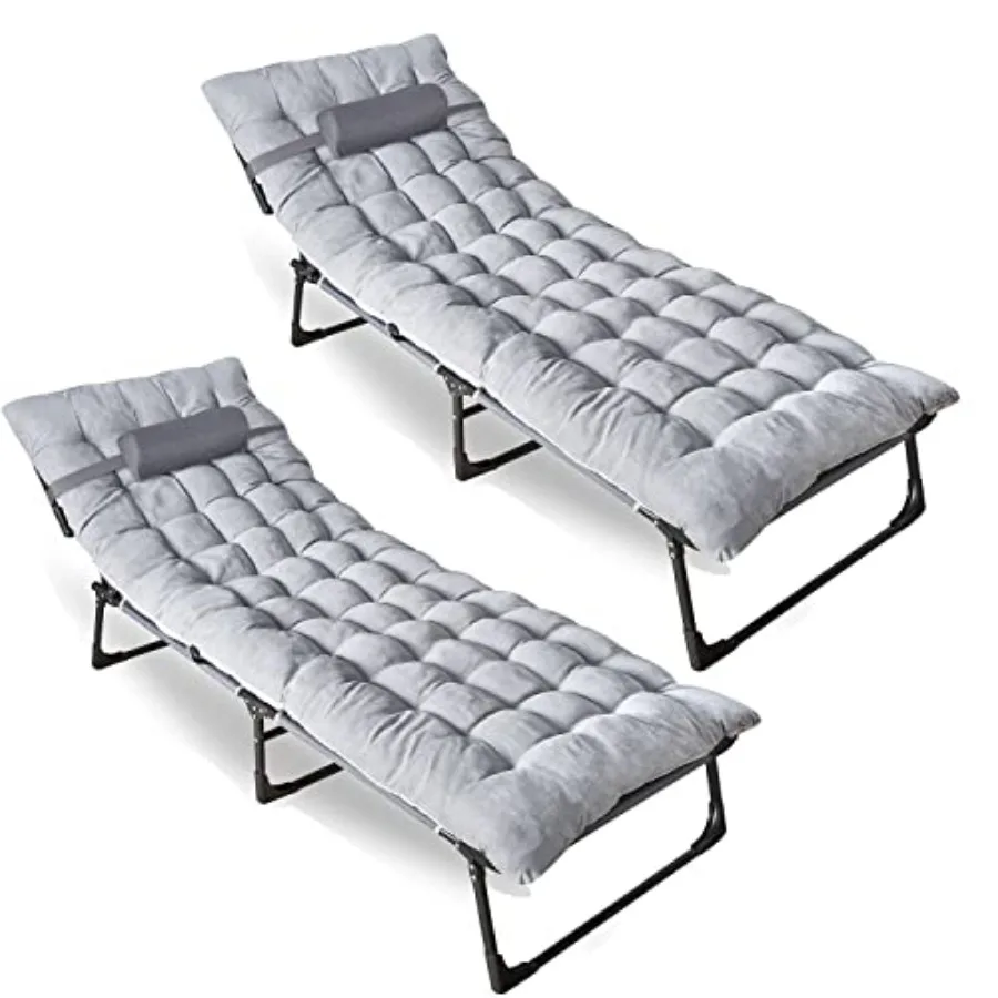 Folding Cot and Pad Mattress 4 Position Adjustable 2-Pack PortablePremium Quality for Adult and -Perfect for Camping Travel Pat
Folding Cot and Pad Mattress 4 Position Adjustable 2-Pack PortablePremium Quality for Adult and -Perfect for Camping Travel Pat