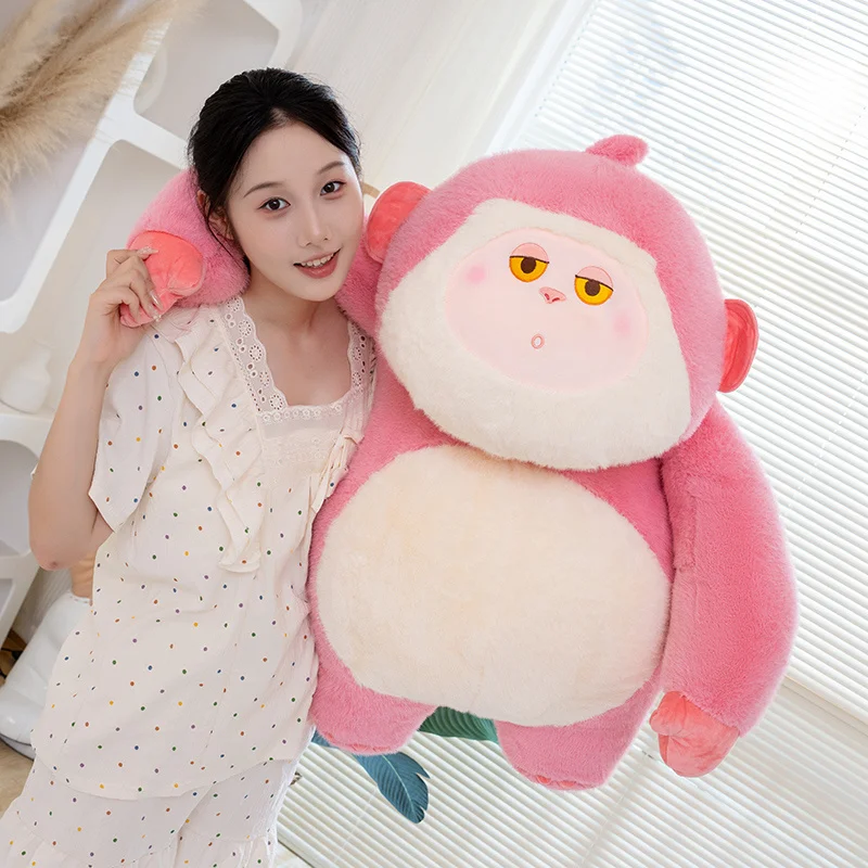 Cute Gorilla Doll Plush Toy Pink/Brown Stuffed Fluffy Fatty Monkey Standing Plushie Soft Decoration Gift
Cute Gorilla Doll Plush Toy Pink/Brown Stuffed Fluffy Fatty Monkey Standing Plushie Soft Decoration Gift