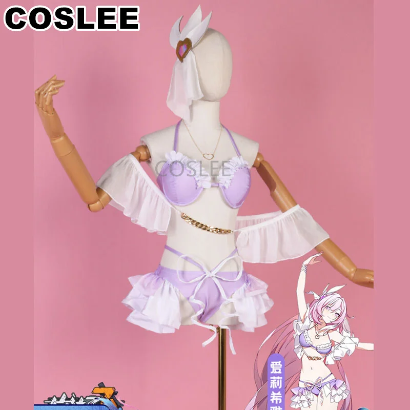 COSLEE Elysia Cosplay Honkai Impact 3rd Costume Sweet Swimsuit Swimwear Women Summer Swimming Suit Halloween Party Outfit XS-XL
COSLEE Elysia Cosplay Honkai Impact 3rd Costume Sweet Swimsuit Swimwear Women Summer Swimming Suit Halloween Party Outfit XS-XL