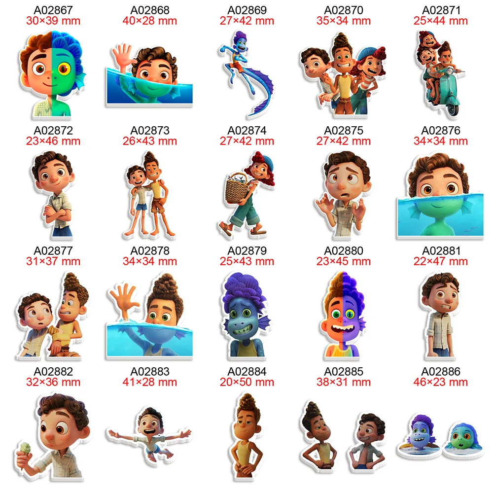 Disney Movies Character Luca Planar Resin Flatback Cabochon Printed for DIY Bows Keychain Craft Supplies Handmade Material
Disney Movies Character Luca Planar Resin Flatback Cabochon Printed for DIY Bows Keychain Craft Supplies Handmade Material