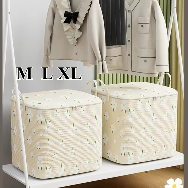 Large Capacity Storage Bag Zipper Model Printed Patterns Bedroom Closet Organizer Portable Essentials Blanket Clothing Boxes
Large Capacity Storage Bag Zipper Model Printed Patterns Bedroom Closet Organizer Portable Essentials Blanket Clothing Boxes