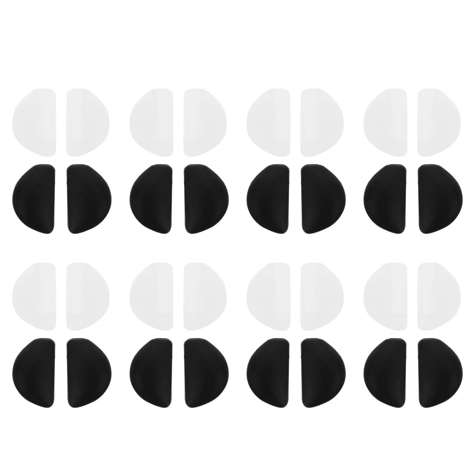 20 Pairs Silicone Nose Pads D shaped Comfortable Eyewear Accessories for Glasses Sunglasses Durability Softness Practicality
20 Pairs Silicone Nose Pads D shaped Comfortable Eyewear Accessories for Glasses Sunglasses Durability Softness Practicality