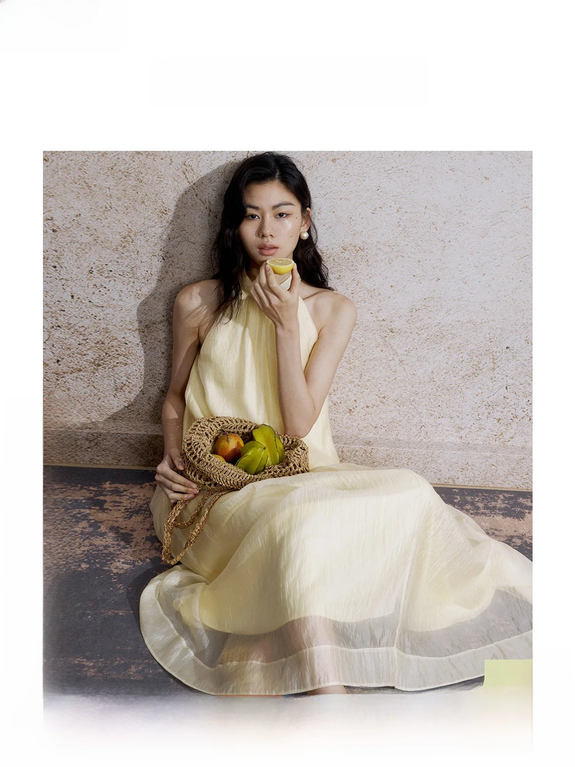 Beautiful A-Line Dress Shoulder Bared Summer Nylon Beach Photo Ultra-Very Long Skirt Commute Style Simple Design No-Sleeve Gown
Beautiful A-Line Dress Shoulder Bared Summer Nylon Beach Photo Ultra-Very Long Skirt Commute Style Simple Design No-Sleeve Gown