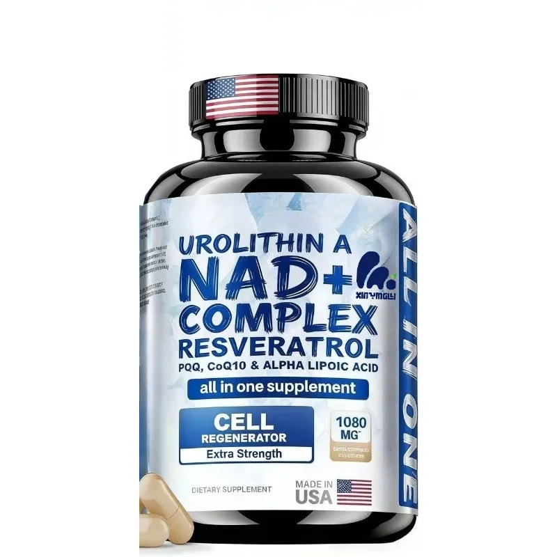 Liposomal Nad Capsules Contain Resveratrol, Urolithin A, PQQ, CoQ10- A Cell Anti-aging Antioxidant and Energy Health Support
Liposomal Nad Capsules Contain Resveratrol, Urolithin A, PQQ, CoQ10- A Cell Anti-aging Antioxidant and Energy Health Support
