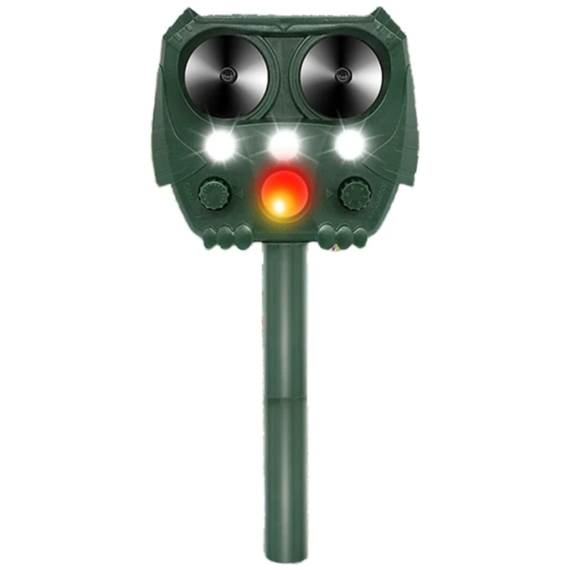 Yard Animal Scarer Waterproof Ultrasonics Animal Deterrents with Solar Panel for Yard and Garden Animal Control K2WE
Yard Animal Scarer Waterproof Ultrasonics Animal Deterrents with Solar Panel for Yard and Garden Animal Control K2WE