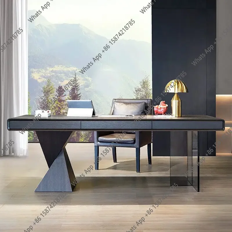 j Italian minimalist light luxury solid wood with drawers desk desk home office computer desk design sense workbench
j Italian minimalist light luxury solid wood with drawers desk desk home office computer desk design sense workbench
