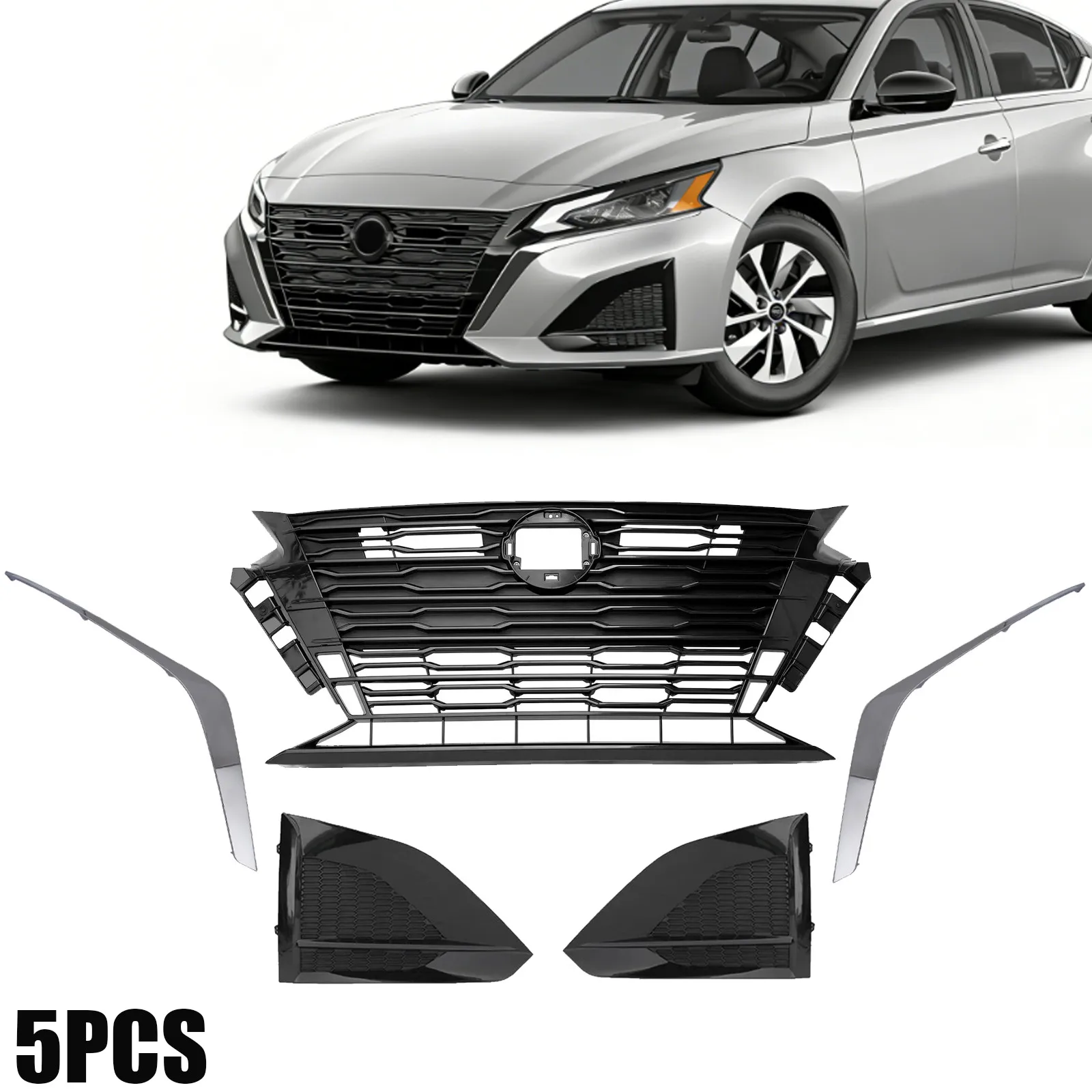 For 2023-2024 23 Nissan Altima S/SL/SV Front Bumper Upper Grille Fog Cover Trim
For 2023-2024 23 Nissan Altima S/SL/SV Front Bumper Upper Grille Fog Cover Trim