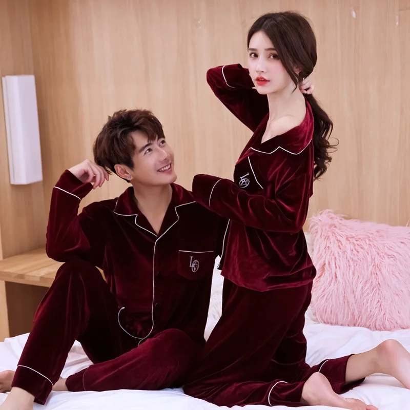 Couples Sleepwear Autumn Winter Plush Set Large Size Men's Pyjamas Women's Spring Autumn Outdoor Home Clothes Long Sleeve Pol...
Couples Sleepwear Autumn Winter Plush Set Large Size Men's Pyjamas Women's Spring Autumn Outdoor Home Clothes Long Sleeve Pol...