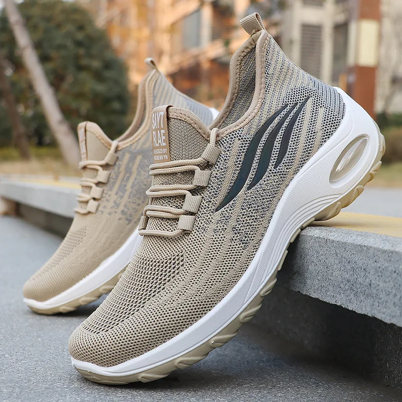 Men's spring knitted casual flat shoes breathable mesh sports men's work shoes dad designer shoes men's
Men's spring knitted casual flat shoes breathable mesh sports men's work shoes dad designer shoes men's