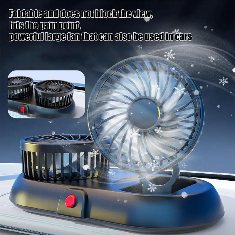 Fan For Car 3 Speeds Dashboard Double Head Cooler Double-Head Powerful Auto Fan Low Noise 3 Speeds For Vehicle Dashboard
Fan For Car 3 Speeds Dashboard Double Head Cooler Double-Head Powerful Auto Fan Low Noise 3 Speeds For Vehicle Dashboard