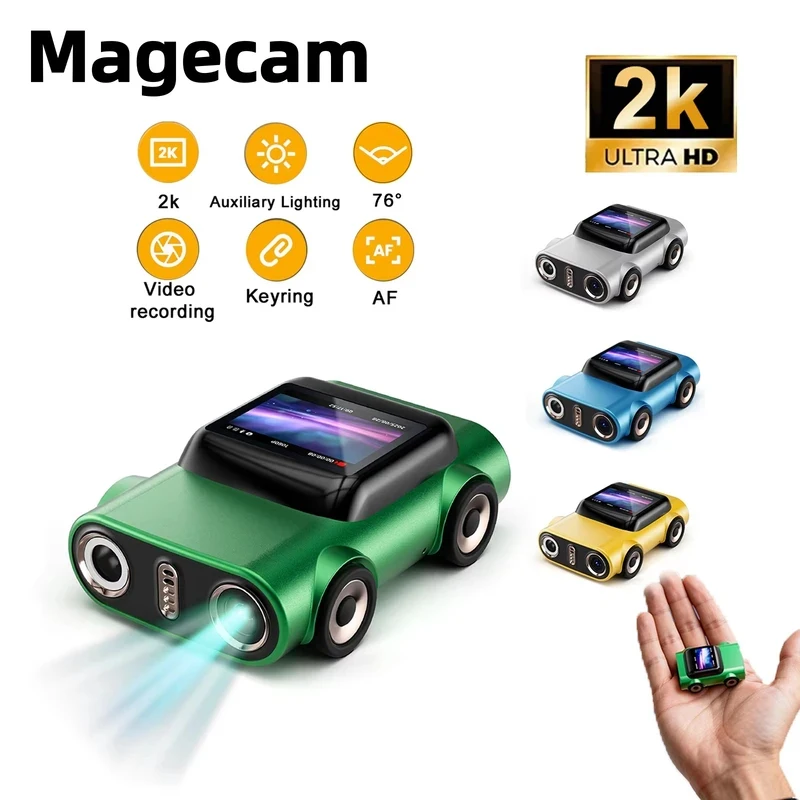 2026New Keychain Camera 1.0 inch LCD Screen Mini Action Camera Retro Support Memory 2K Very Small Camcorder Video Recorder
2026New Keychain Camera 1.0 inch LCD Screen Mini Action Camera Retro Support Memory 2K Very Small Camcorder Video Recorder