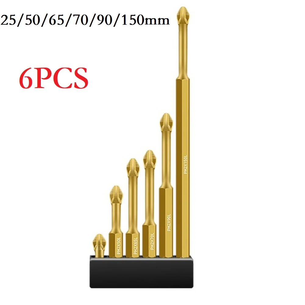 6PCS PH2 Magnetic Batch Head Cross Screwdriver Drill Bit Screw 25-150mm Hand Tools Power Tools Accessories
6PCS PH2 Magnetic Batch Head Cross Screwdriver Drill Bit Screw 25-150mm Hand Tools Power Tools Accessories