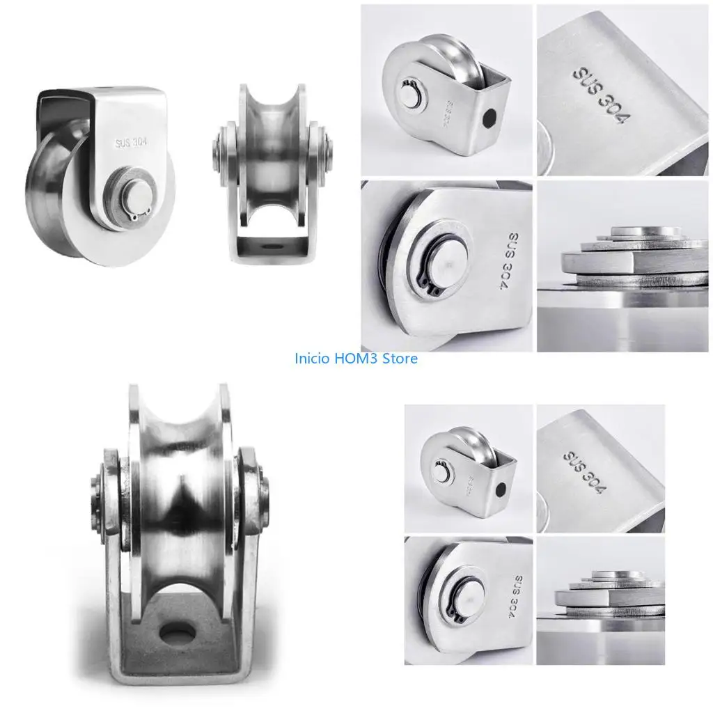 A5YD Durable Pulley Smooth Rolling U Wheel Pulley 54mm Installation Height
A5YD Durable Pulley Smooth Rolling U Wheel Pulley 54mm Installation Height